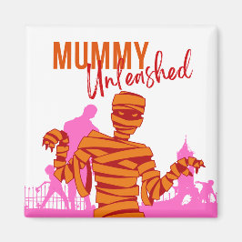 Imán Colección de sellos de Halloween "Mummy Unleashed"