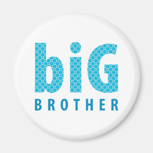Imán COLECCIÓN DE SIBLINGS - hermano mayor {blue}