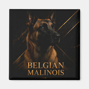 Imán Colección de Trabajo Elite del Malinois Belga