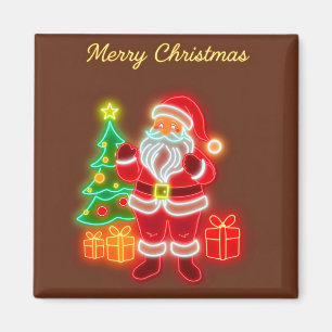 Imán Colección de vacaciones de neón moderno para navid