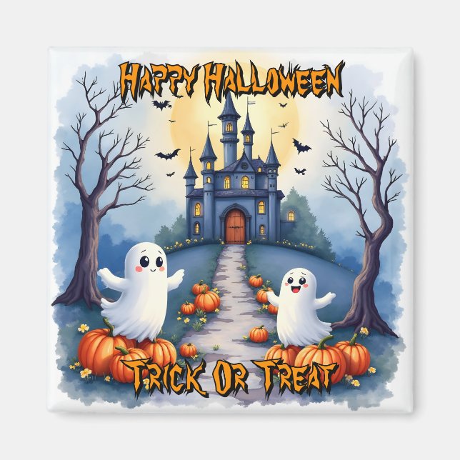 Imán Colección Divertida y Moderna de Halloween Espeluz (Frente)