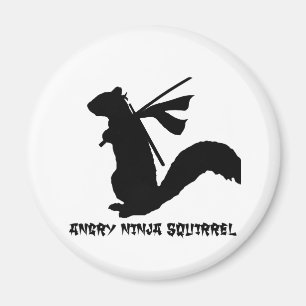 Imán Colección enojada de la ardilla de Ninja