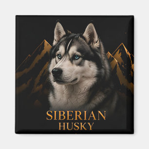 Imán Colección Espíritu del Norte del Husky Siberiano
