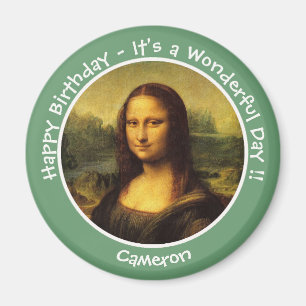 Imán Colección Fiesta Leonardo da Vinci Mona Lisa