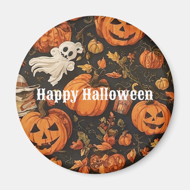 Imán Colección Happy Vintage Halloween (Frente)