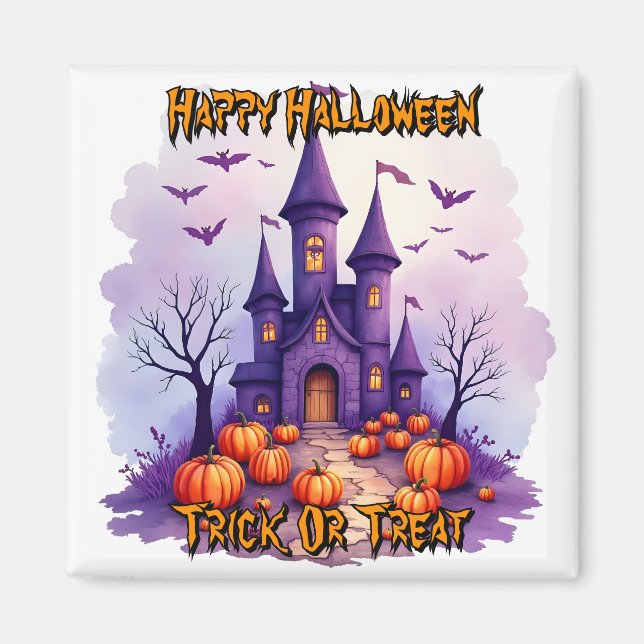 Imán Colección Moderna de Halloween Espeluznante y Lind (Frente)