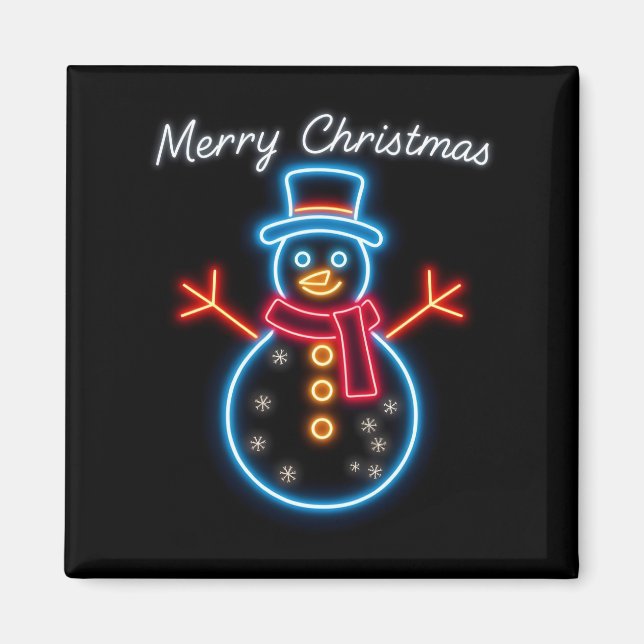 Imán Colección Neon Holiday para Navidades de moda (Frente)