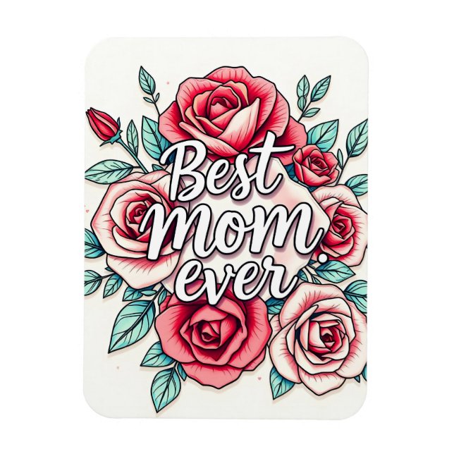 Imán Colección popular de regalos de lujo de flores (Vertical)