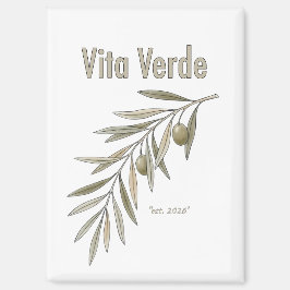Imán Colección Vita Verde Blanco