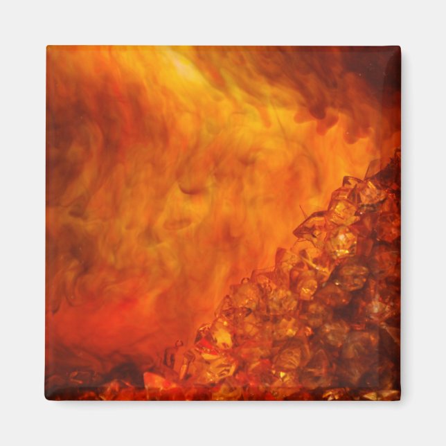Imán Colección "Volcán" original Abstracción lírica (Frente)