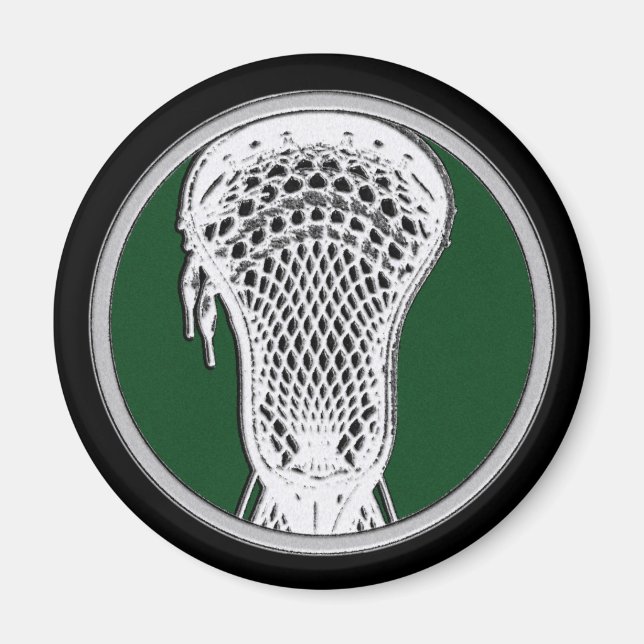 Imán Coleccionable de Lacrosse (Frente)