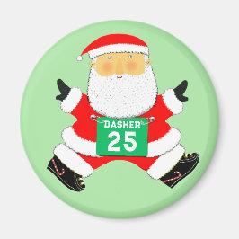Imán Coleccionable de Navidad para Corredores