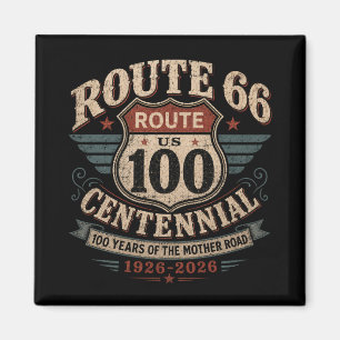 Imán Coleccionable del Centenario de la Ruta 66