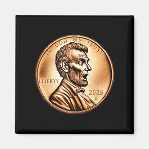 Imán Coleccionista de monedas de centavo del presidente