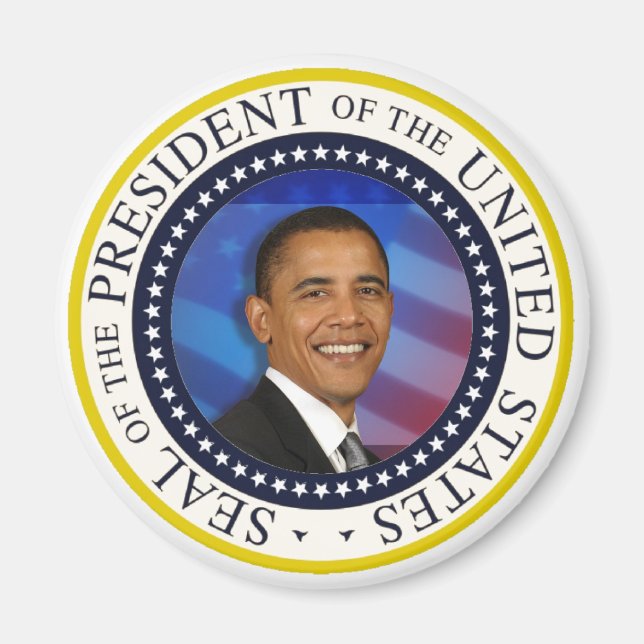 Imán Colectibles Presidente Obama Keepsake Magnet (Frente)