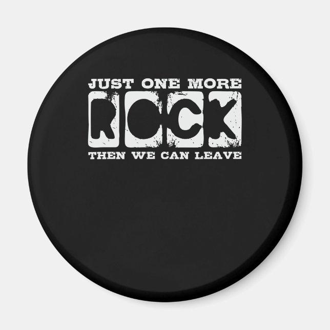 Imán Colector Rockhounding Rock Rockhound Chiste (Frente)