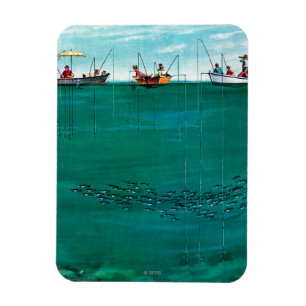 Imán Colegio de peces entre líneas de Thornton Utz