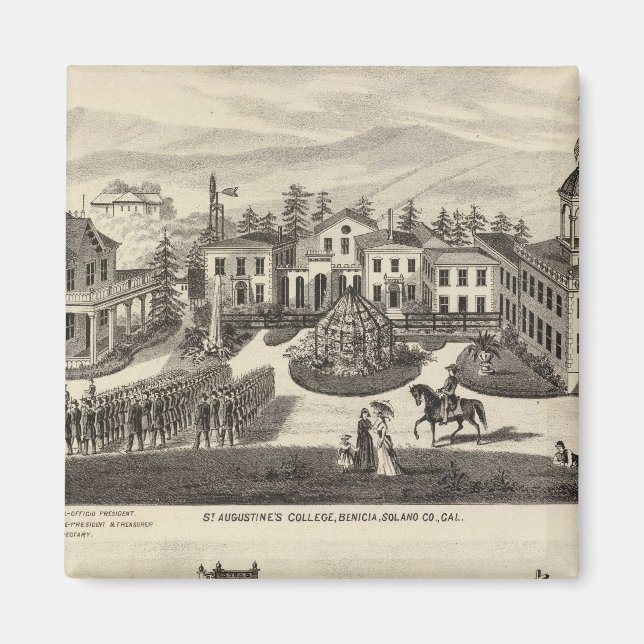 Imán Colegio, escuela, Benicia (Frente)