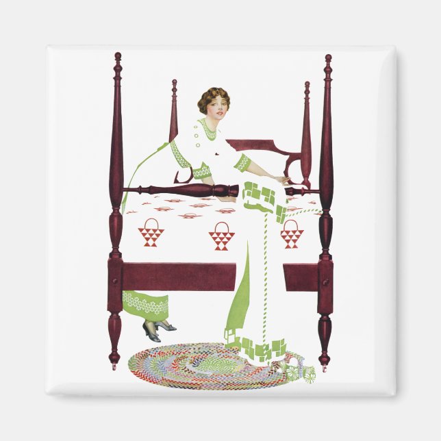 Imán Coles Phillips Woman y cuatro Posters y peleas (Frente)