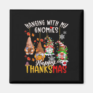 Imán Colgando Con Mis Gnomios Feliz Graciasmas Día de A