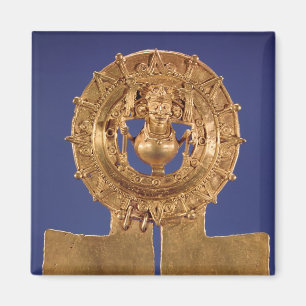 Imán Colgante que representa un disco del sol, Zaachila