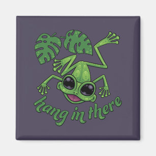 Imán Colgar En Allí La Feliz Rana Del Árbol Verde