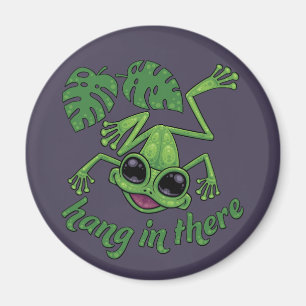 Imán Colgar En Allí La Feliz Rana Del Árbol Verde