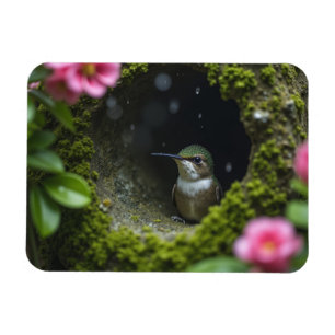 Imán Colibrí en el nido