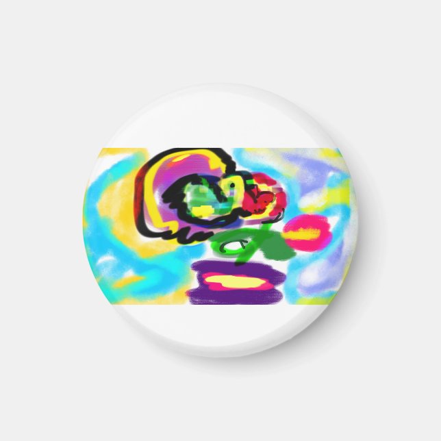 Imán Colibrí primavera  (Frente)