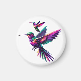 Imán Colibrí prisma multicolor