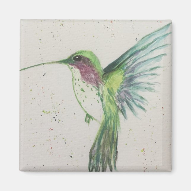 Imán Colibrí verde (Frente)