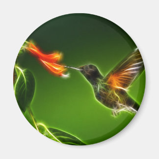 Imán Colibrí violeta verde