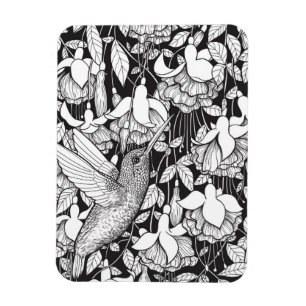 Imán Colibrí y fucsia