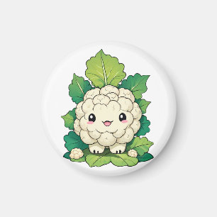 Imán Coliflor Kawaii