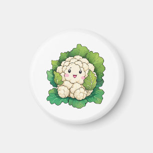 Imán Coliflor Kawaii