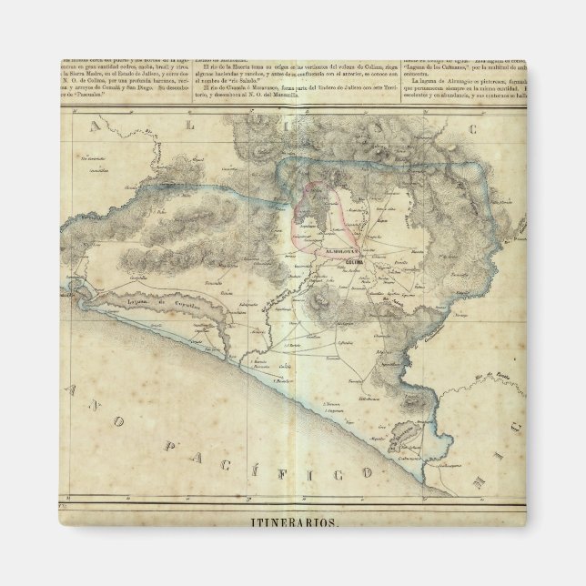 Imán Colima, México (Frente)