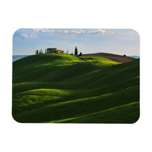 Imán Colina del balanceo cerca de Asciano, Toscana