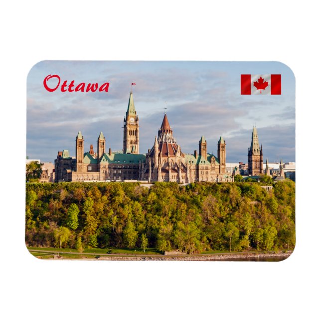Imán Colina del Parlamento en Ottawa (Horizontal)