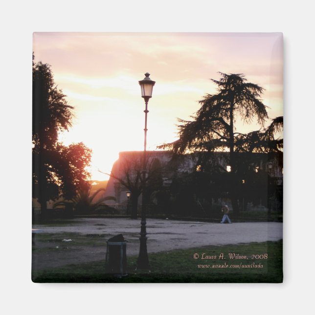 Imán Coliseo al atardecer (Frente)