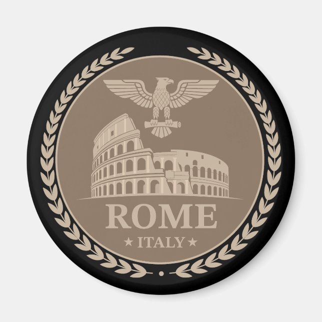 Imán Coliseo de Roma Italia Europa (Frente)
