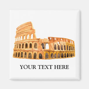 Imán Coliseo Roma, Italia Diseño Personalizado