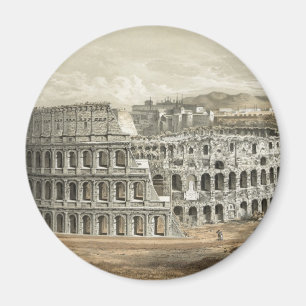 Imán Coliseo romano Vintage Art