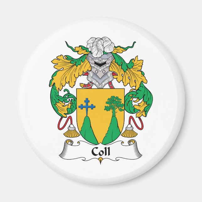 Imán Coll Family Crest (Frente)