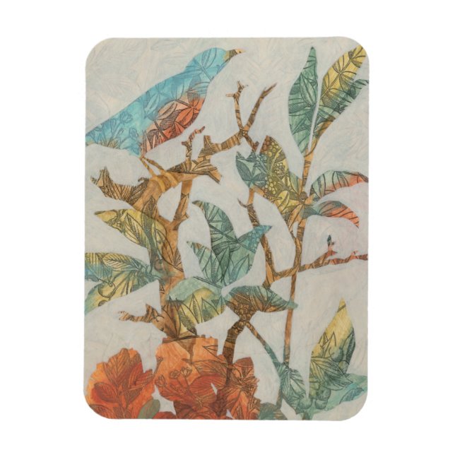 Imán Collage aéreo I (Vertical)