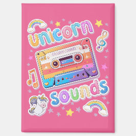 Imán Collage de Cassette de Unicorn