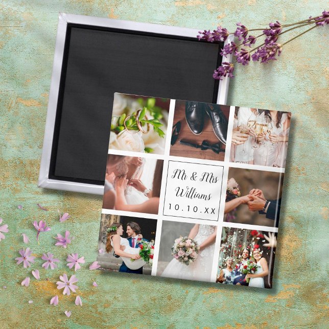Imán Collage de fotos Boda personalizado (Subido por el creador)