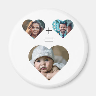 Imán Collage de fotos de la familia de personalizables