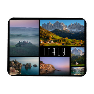 Imán Collage de fotos de viaje de Italia