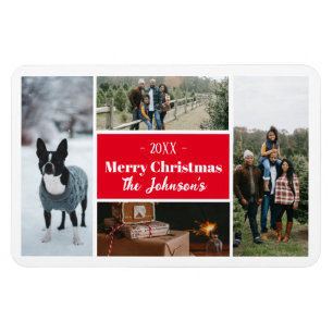 Imán Collage de fotos navidades
