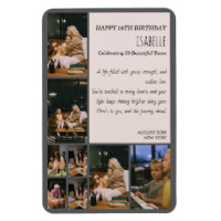 Collage de fotos personalizado para cumpleaños 50 